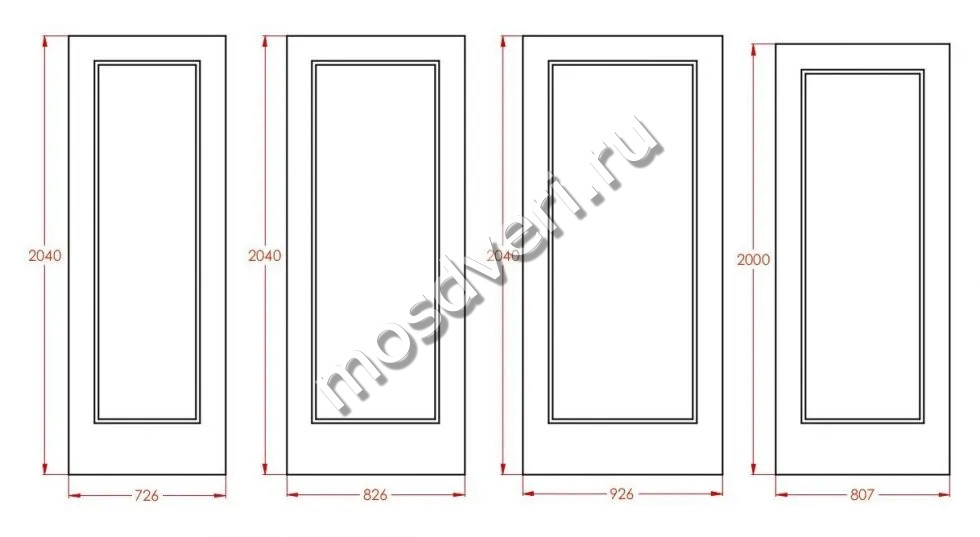 Размеры входных дверей Размеры входных дверей