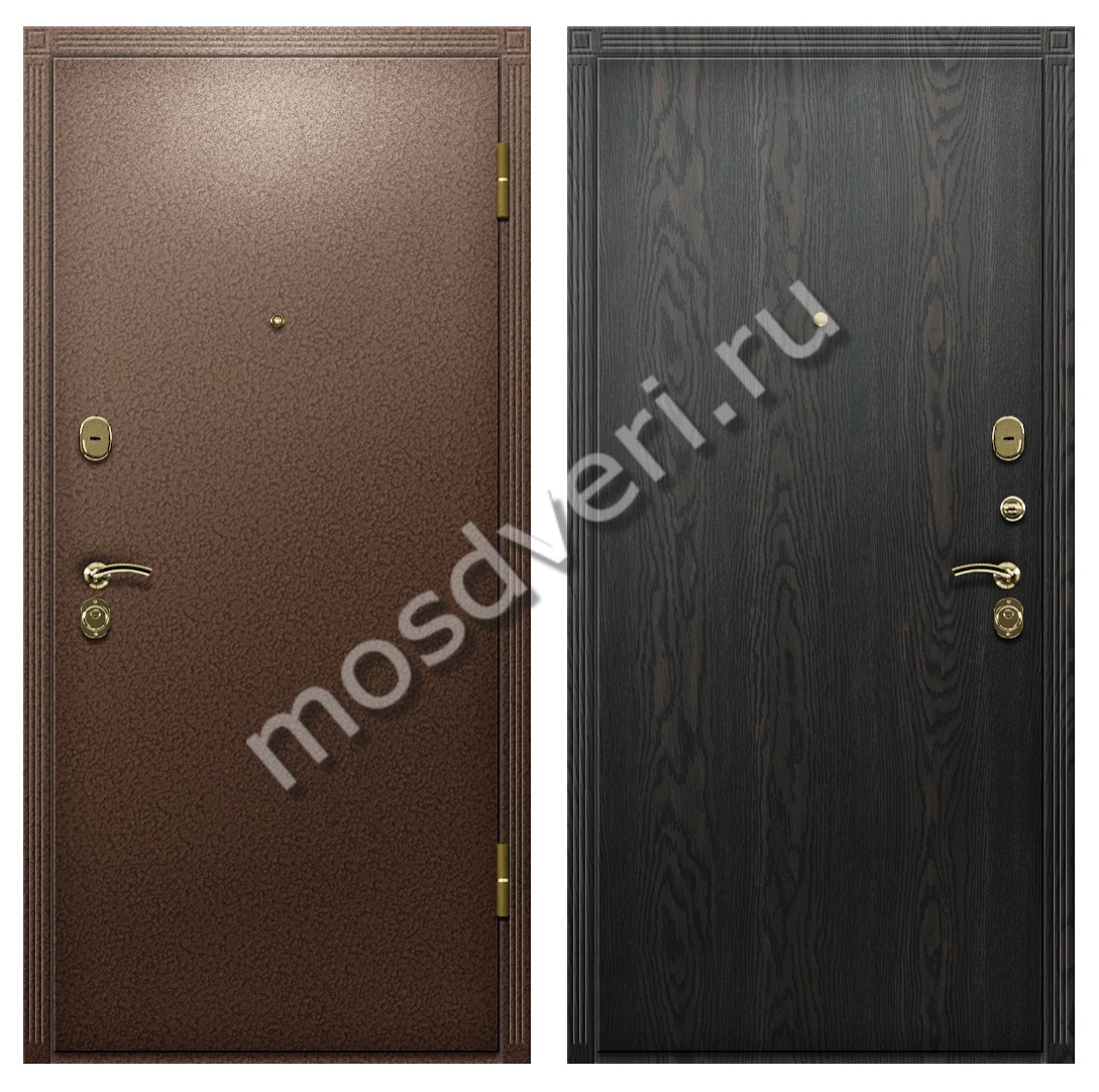 Одностворчатая входная дверь в квартиру с порошковым напылением и отделкой ламинат - купить от производителя Мосдвери Одностворчатая входная дверь в квартиру с порошковым напылением и отделкой ламинат