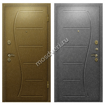 Железная утепленная порошковая дверь для улицы - купить от производителя Мосдвери Железная утепленная порошковая дверь для улицы