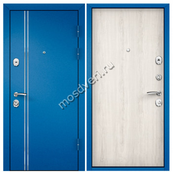 Синие входные двери в квартиру SVK-25 - купить от производителя Мосдвери Синие входные двери в квартиру SVK-25